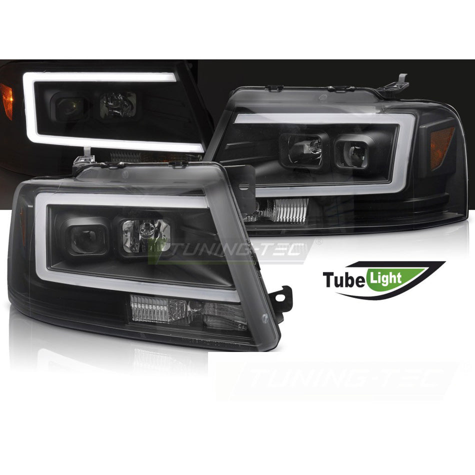 Ford F150 Mk 11 04-08 Tube LED Nero per Illuminazione Esterna Auto