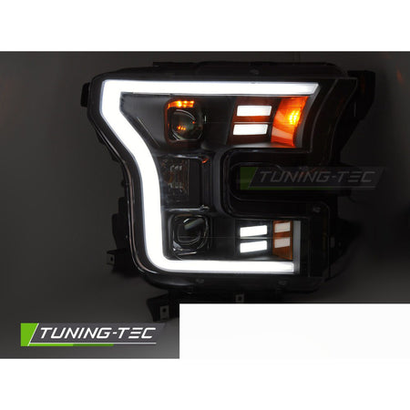 Fari Tube Luce Nera per Ford F150 MK13 (2014-2017) - Fanali Anteriori