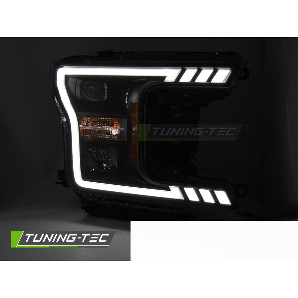 Fari Tube Luce Nera per Ford F150 MK13 (2017-2020) - Fanali Anteriori