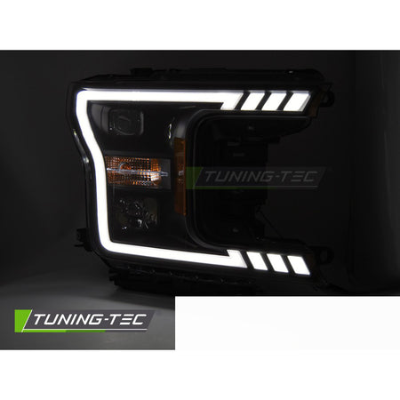 Fari Tube Luce Nera per Ford F150 MK13 (2017-2020) - Fanali Anteriori