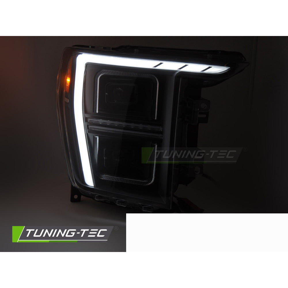 LED Fari Tube Light Nero per Ford F150 MK14 (2020-2023)