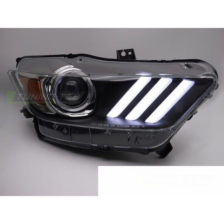 Xenon Fari LED Nero per Ford Mustang (2014-2017) - Kit Fari allo Xeno