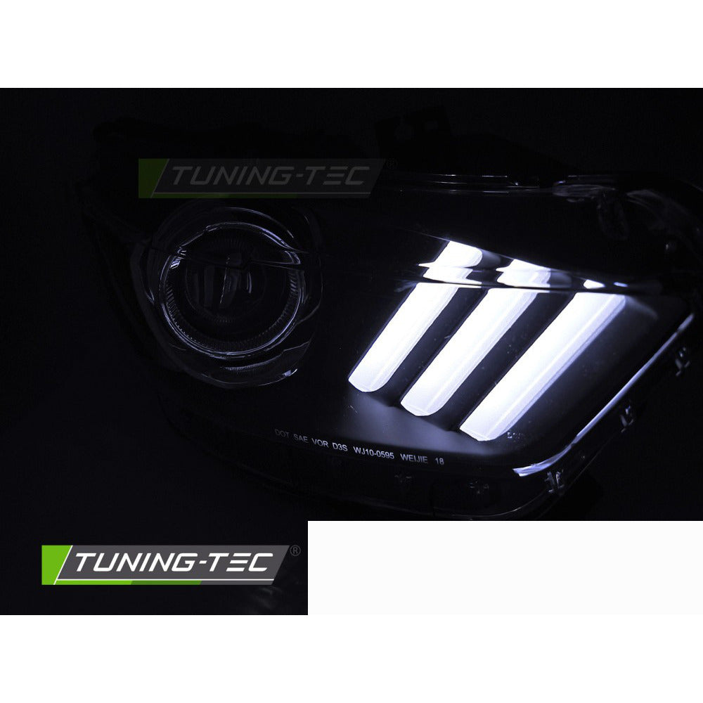 Xenon Fari LED Nero per Ford Mustang (2014-2017) - Kit Fari allo Xeno