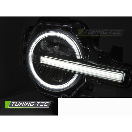 Fari Full LED DRL Nero per Ford Bronco (2021-2024) Luci Diurne