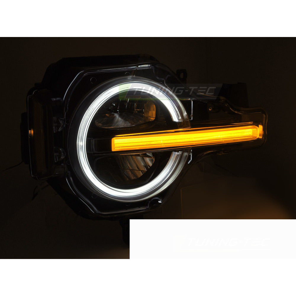Fari Full LED DRL Nero per Ford Bronco (2021-2024) Luci Diurne
