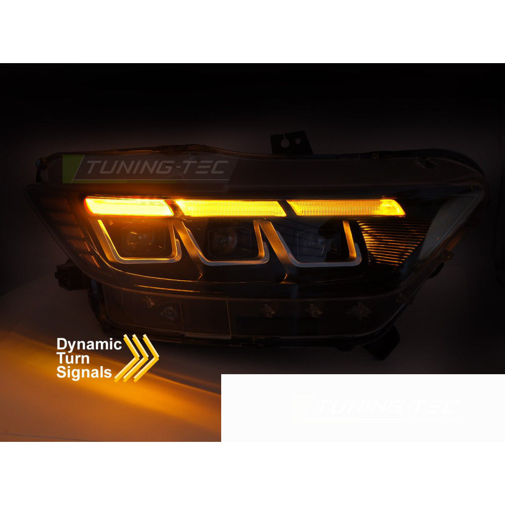 Fari Anteriori Full LED Sequenziali per Ford Mustang (2014-2017)