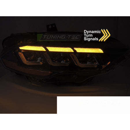 Fari Anteriori Full LED Sequenziali con Luci Diurne per Ford Mustang 18-22