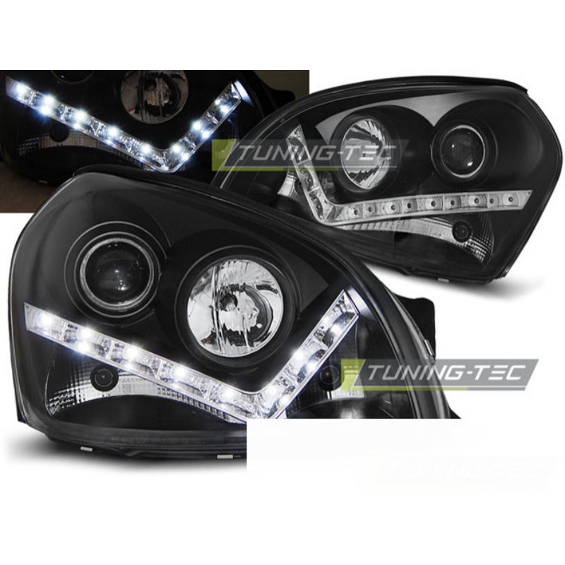 Hyundai Tucson 07.04-10 Daylight Nero per Hyundai Tucson (07) Accessorio Tuning