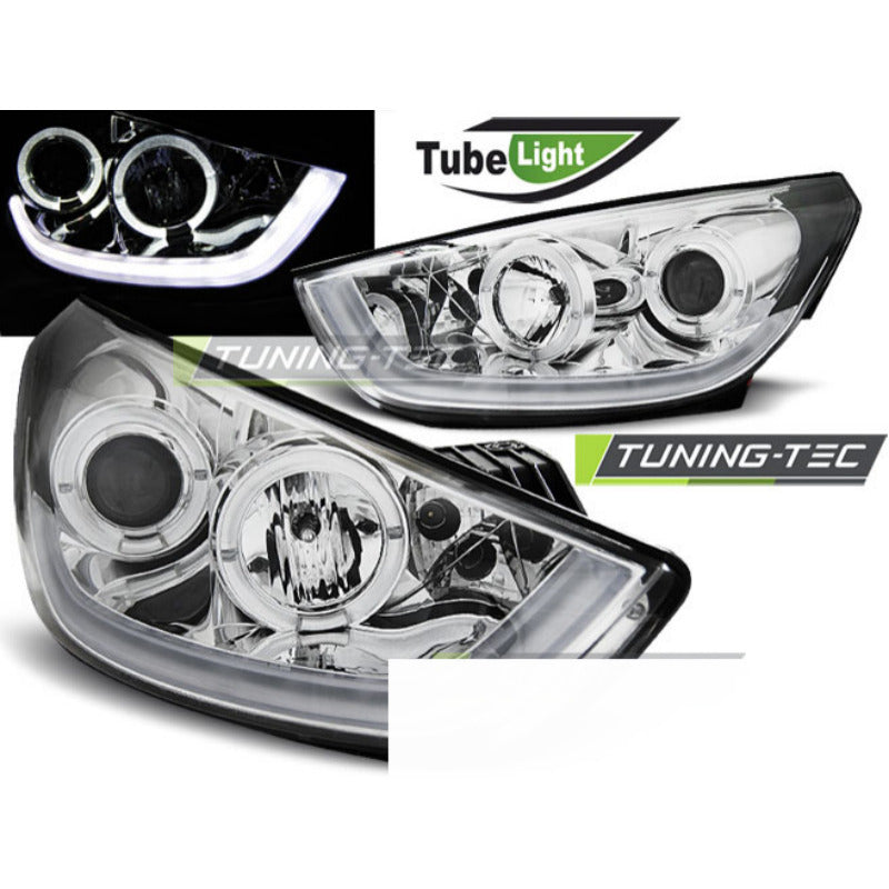 Hyundai Tucson 10-13 Luce Tubolare in Cromo per IX35 (esterni Auto)