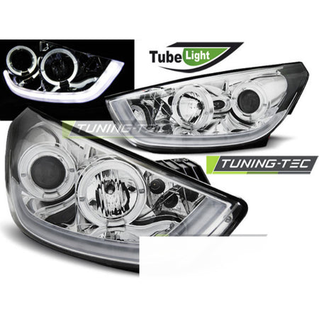 Hyundai Tucson 10-13 Luce Tubolare in Cromo per IX35 (esterni Auto)