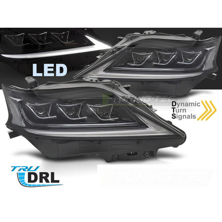 Fari Anteriori LED Neri per Lexus RX (2012-2015)