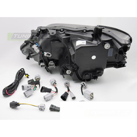 Fari Anteriori LED Neri per Lexus RX (2012-2015)