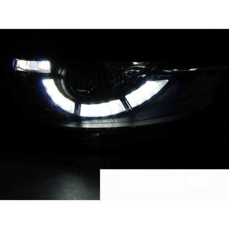 Mazda CX5 11-15 Nero True DRL Luci Diurne LED Anteriori Omologate ABE