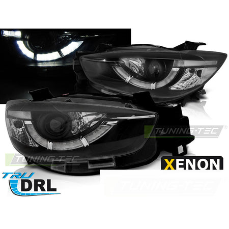 Mazda CX5 11-15 Nero True DRL Xenon per Luci Diurne a LED, Omologate