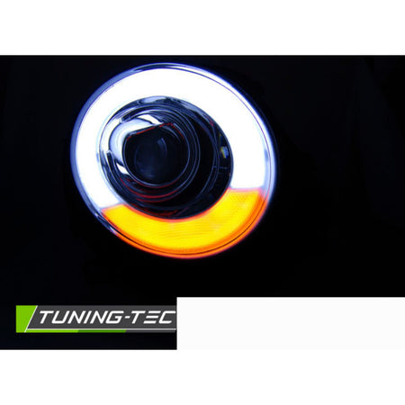 Fari Tube Luce Cromo per BMW MINI (COOPER) 06-14