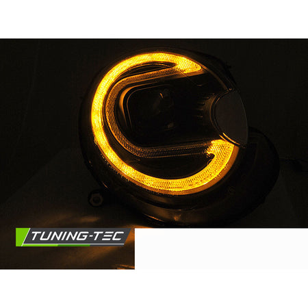 Fari Tube Luce Nera LED per BMW MINI (COOPER) 06-14