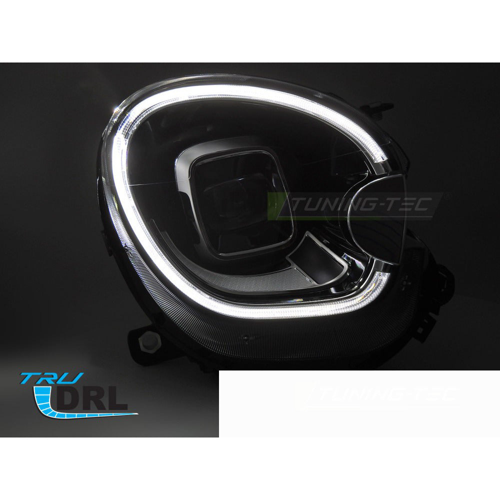 Fari Anteriori Full LED Tubo Nero per Mini Cooper R60 (2010-2016)