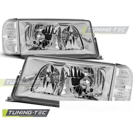 Fari Cromato per Mercedes W201/190 (12.82-05.93) - Fanali Anteriori
