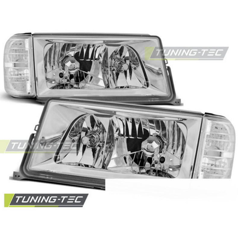 Fari Cromato per Mercedes W201/190 (12.82-05.93) - Fanali Anteriori