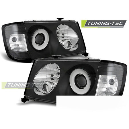 Fari Anteriori Neri per Mercedes W124 Classe E (05.93-06.95)