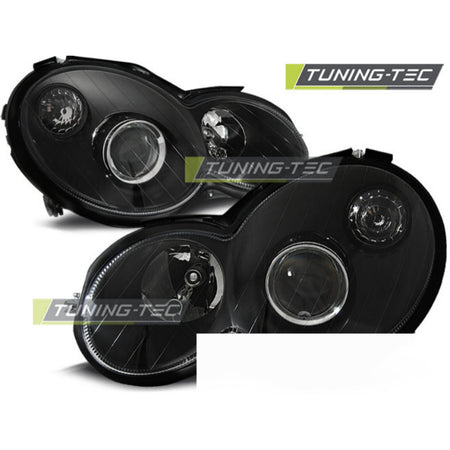 Fari Nero per Mercedes-Benz CL203 Classe C (2000-2004)