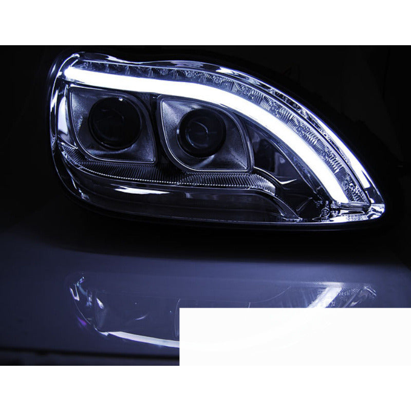 Fari Tube Luce Cromo per Mercedes W220 S-KLASSA 09.98-05.05