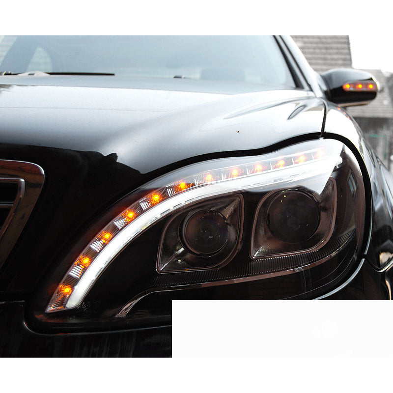 Fari Tube Luce Nera per Mercedes W220 S-Klasa 09.98-05.05