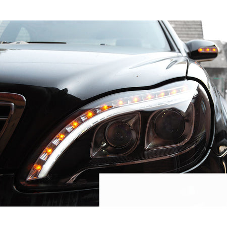 Fari Tube Luce Nera per Mercedes W220 S-Klasa 09.98-05.05