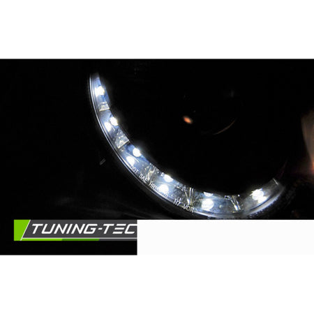 Fari Daylight Nero per Mercedes CLK W209 (2003-2010) Fanali Auto