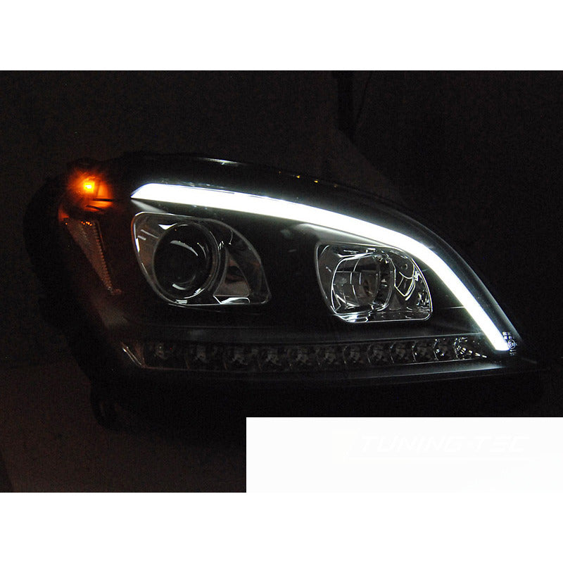 Fari Tube Luce Nera Sequenziale per Mercedes W164 ML (2005-2007)