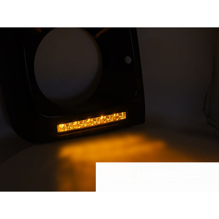 Fari LED DRL Unpainted per Mercedes W461 (anni 2001-2012) Luci Diurne