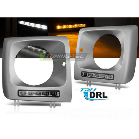 Fari LED DRL Argento per Mercedes W461 (01-12) Luci Diurne Argentate