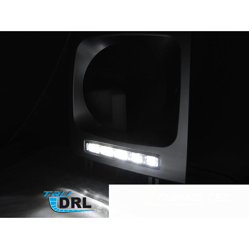 Fari LED DRL Argento per Mercedes W461 (01-12) Luci Diurne Argentate