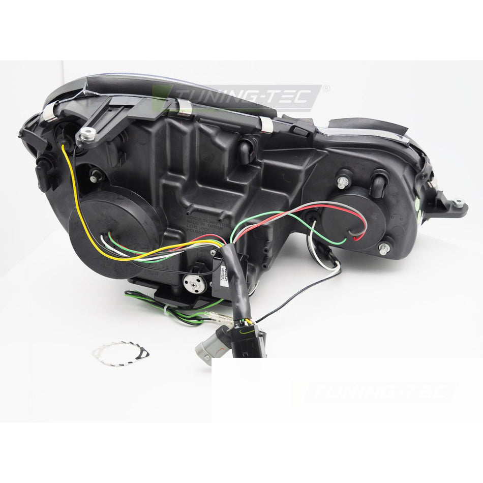 Xenon Daylight Nero per Mercedes W211 Classe E (03.02-04.06) Kit Fari allo Xeno