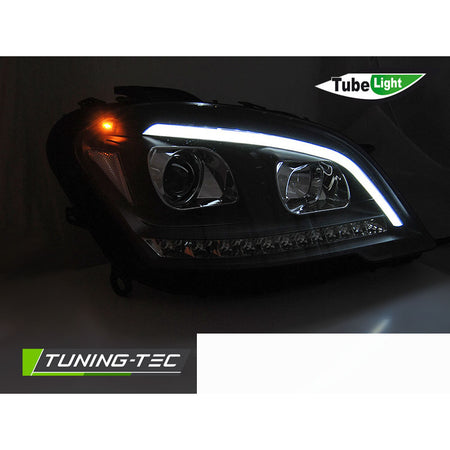 Fari Tubo Luce Nera Sequenziale per Mercedes W164 ML (09-11)