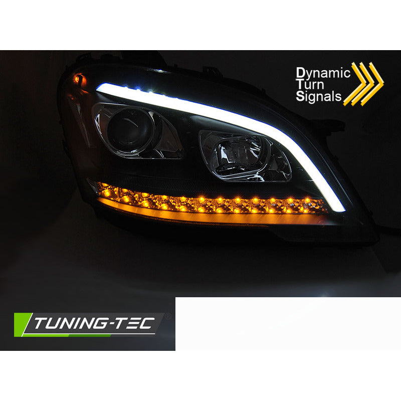 Fari Tubo Luce Nera Sequenziale per Mercedes W164 ML (09-11)