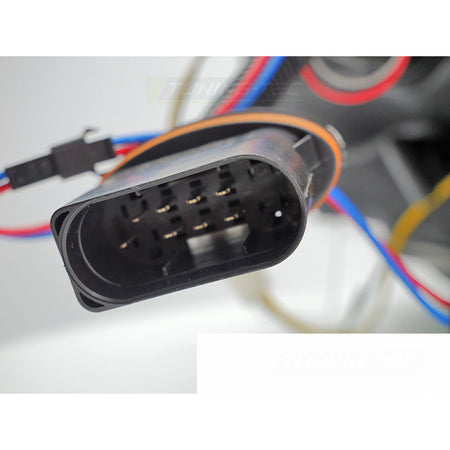 Fari Tube LED Cromato per Mercedes W205 (2014-2018) - Fanali Anteriori