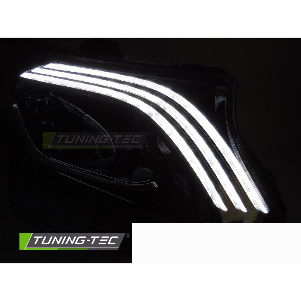 Full LED Fari Nero per Mercedes W205 (anni 2014-2021)