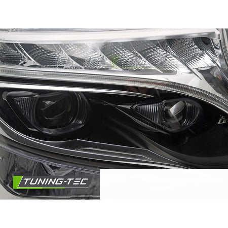 Fari Anteriori Full LED Neri per Mercedes Classe V / Vito W447 14-23