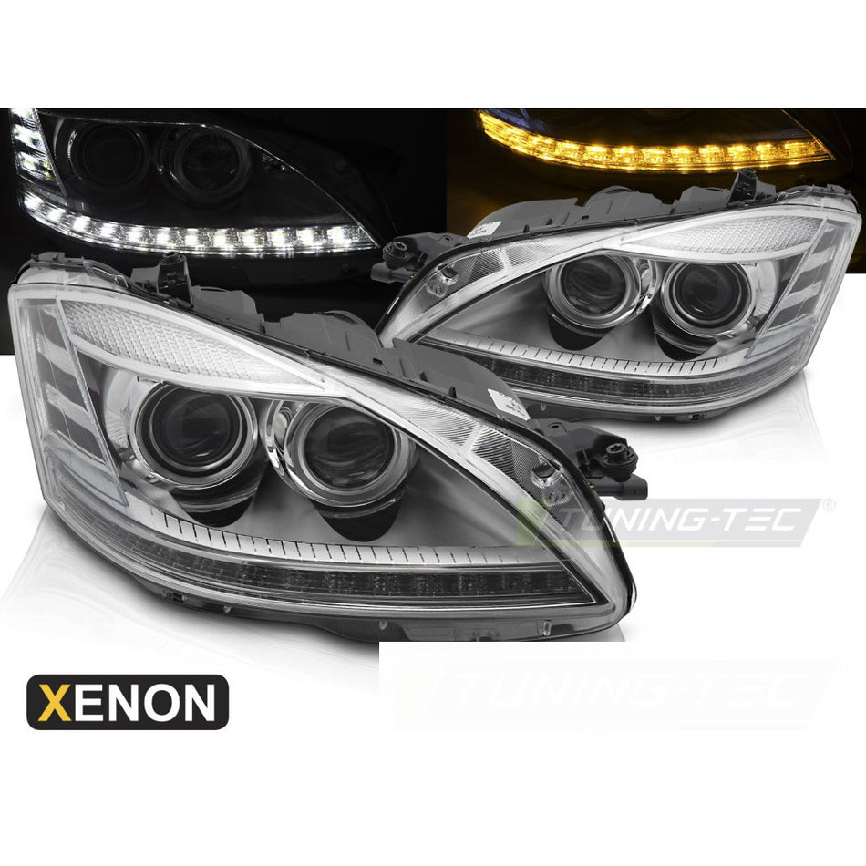 Xenon Fari LED per Mercedes W221 Classe S (2005-2009) - Kit Fari Xeno