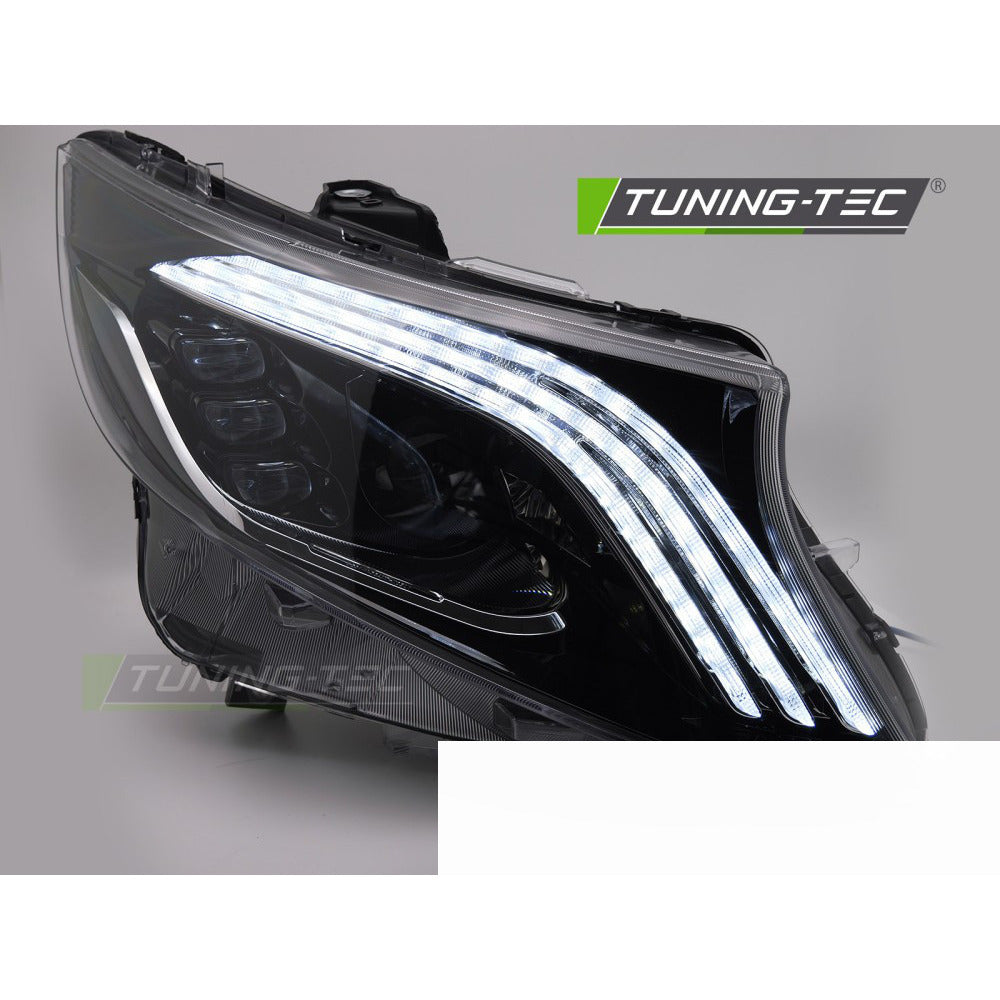 Fari Full LED Sequenziali DRL per Mercedes Classe V / Vito W447 (14-23)