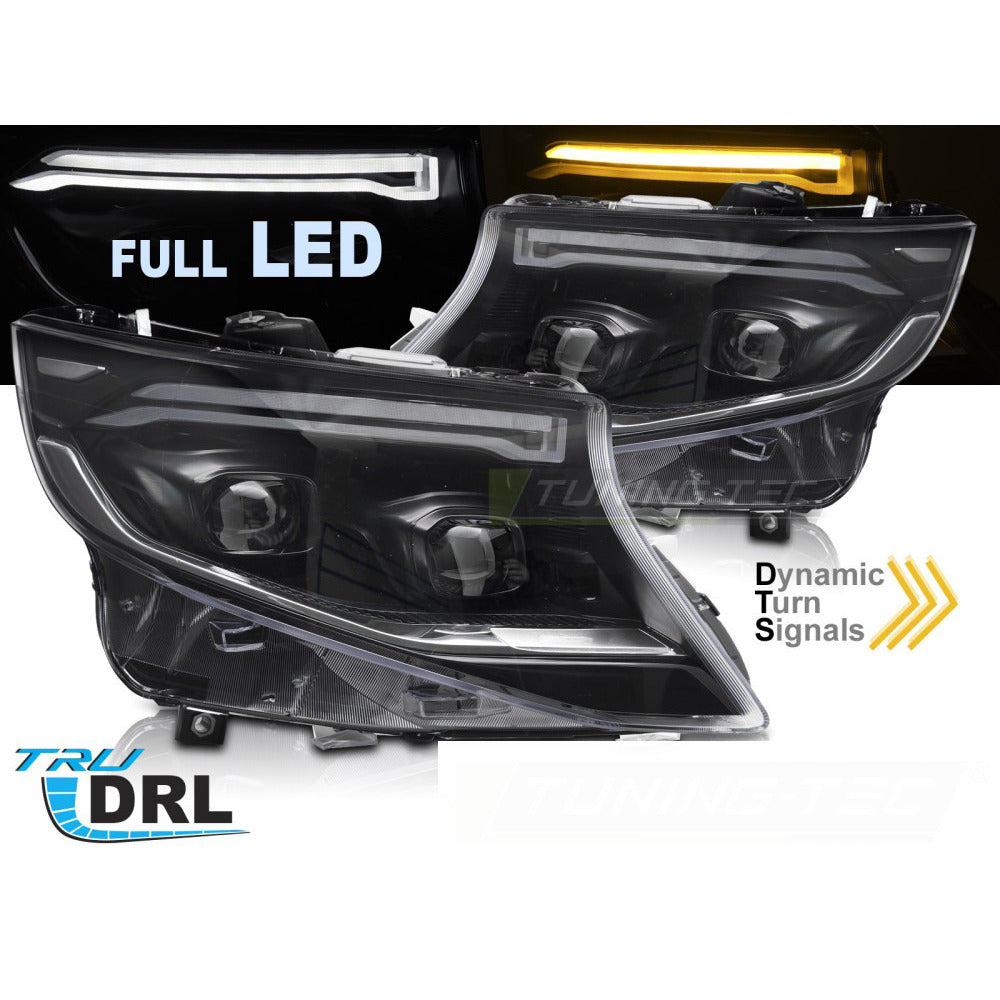 Fari Anteriori Full LED Sequenziali per Mercedes Classe V / Vito W447 14-23