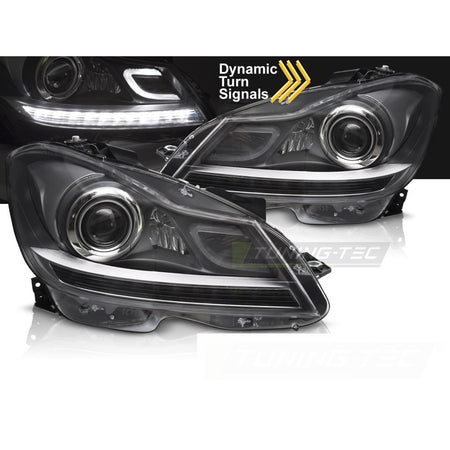 Fari Anteriori Xenon Look per Mercedes W204 2011-2014