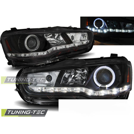 Mitsubishi Lancer 8 08-16 Daylight Nero Universale Accessorio Esterno Auto