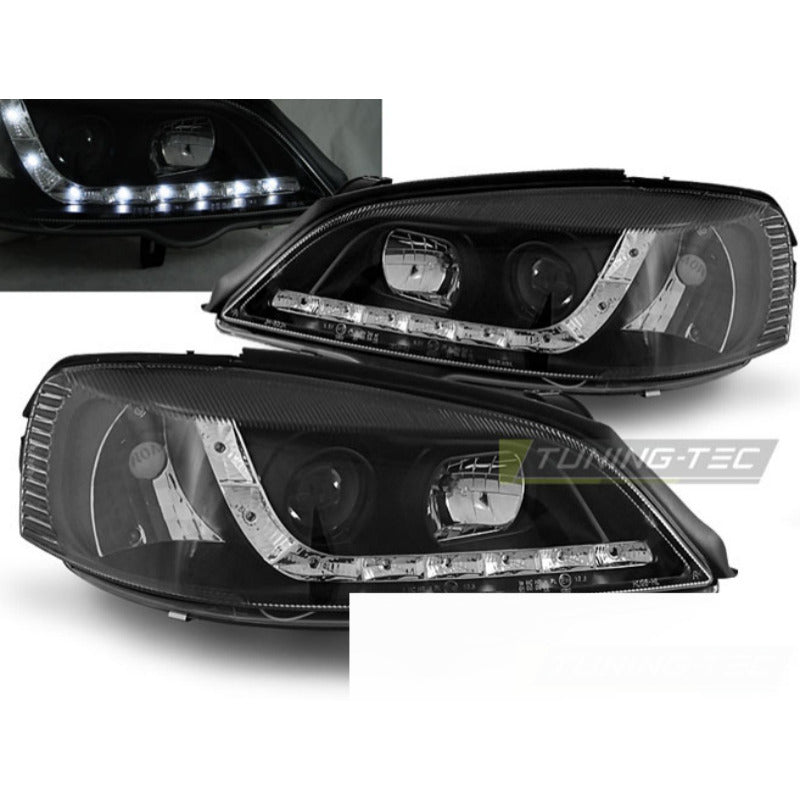 Opel Astra G 09.97-02.04 Daylight Nero per Auto Tuning Accessori Esterni
