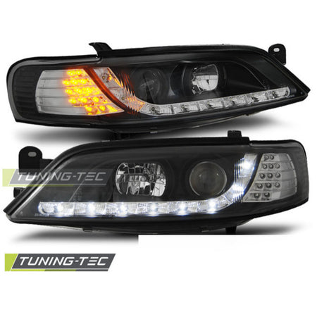 Opel Vectra B 11.96-12.98 Fanali Giorno Neri a LED Indicate