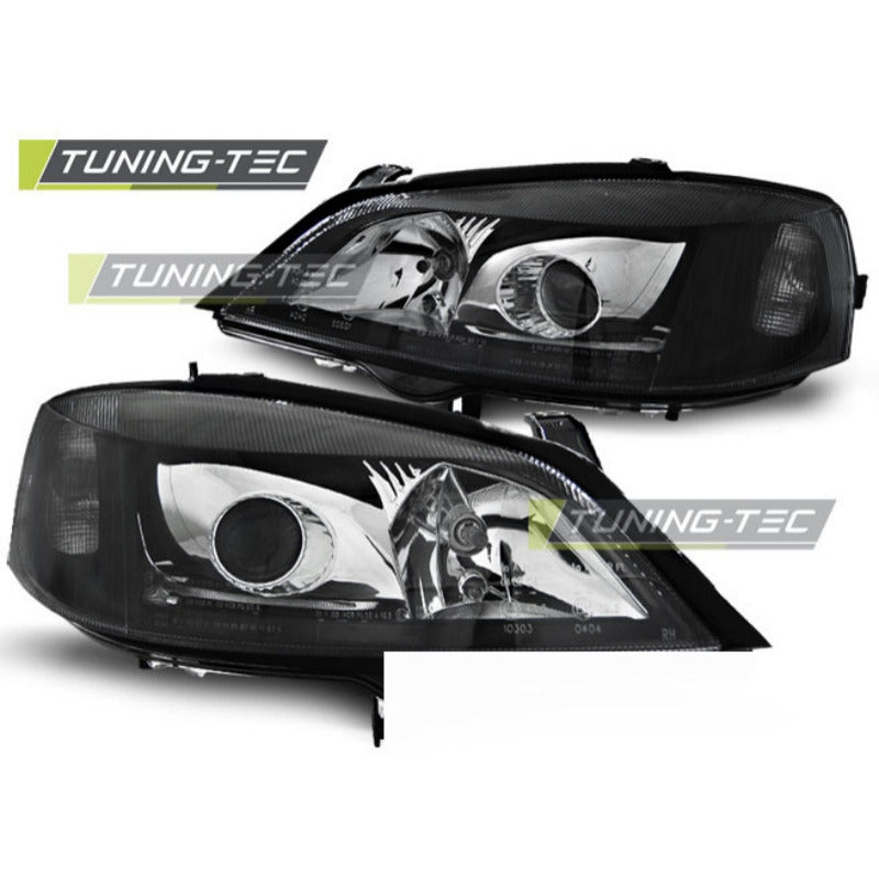 Opel Astra G 09.97-02.04 Fari H7 Neri Anteriori per Berlina e Familiare