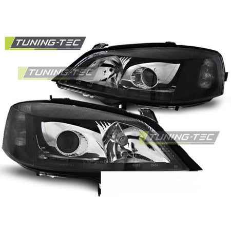 Opel Astra G 09.97-02.04 Fari H7 Neri Anteriori per Berlina e Familiare