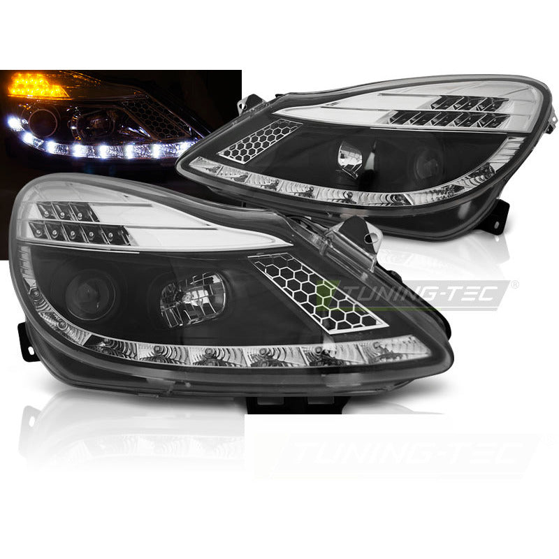 Opel Corsa D 04.06-11 Daylight Nero Accessorio Tuning Esterno Auto