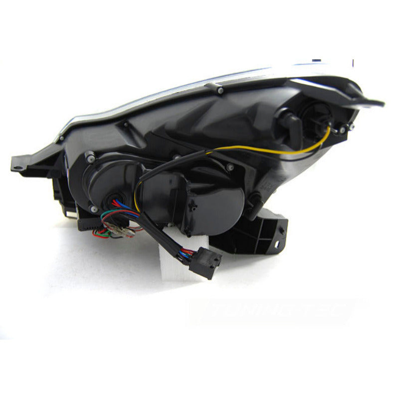 Opel Corsa D 11-14 DRL Nero Luci Diurne Finitura Nera per Auto Tuning
